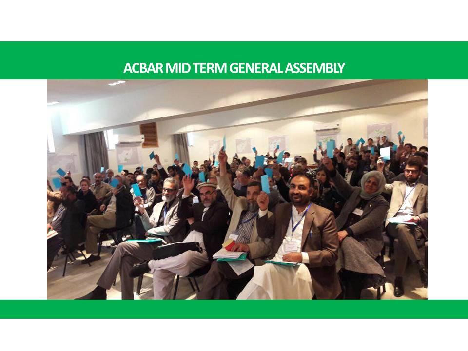 ACBAR: ACBAR mid-term General Assembly